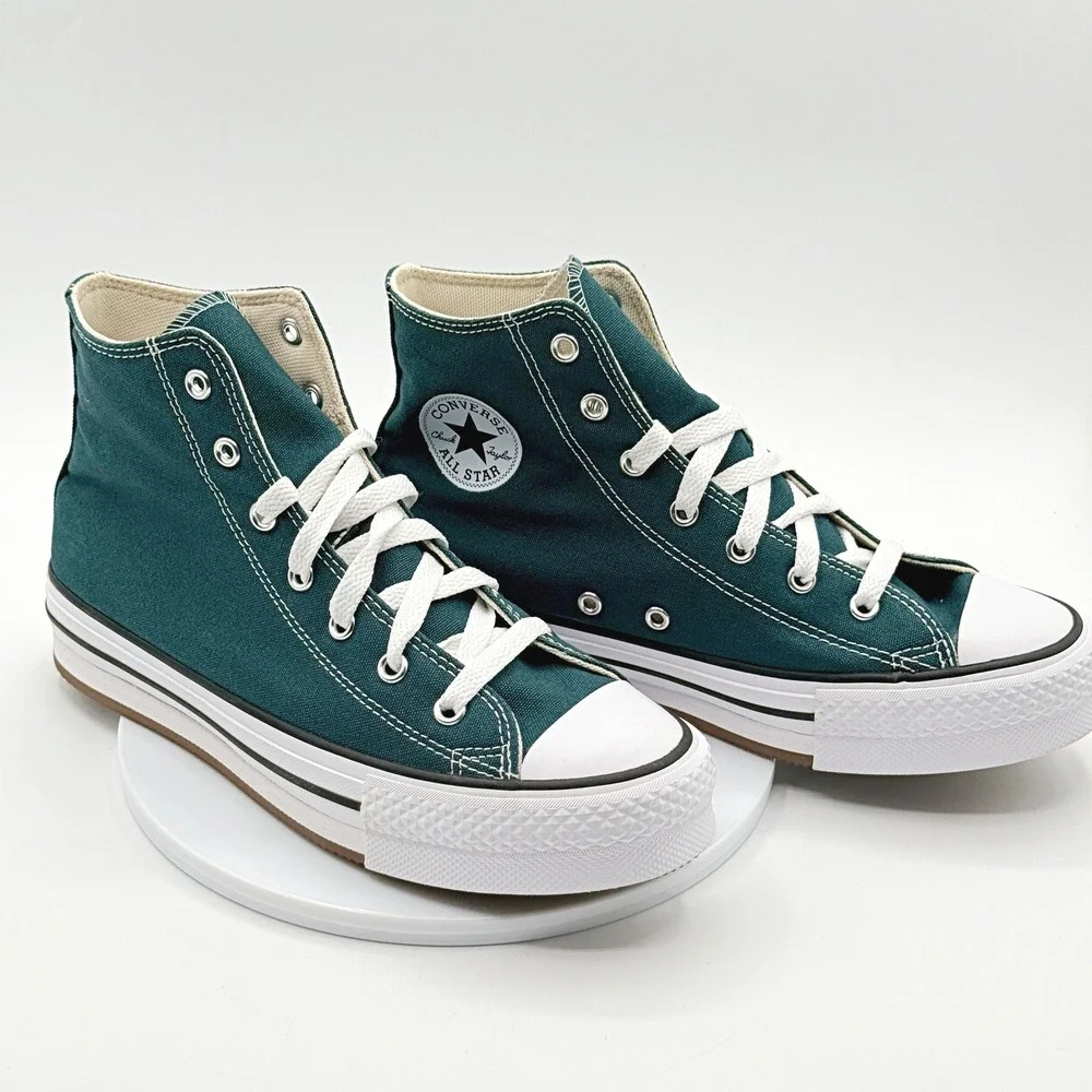 Converse Chuck Taylor All Star EVA LIFT High Size 6 Kid‎ Jade Green A14409F, NEW